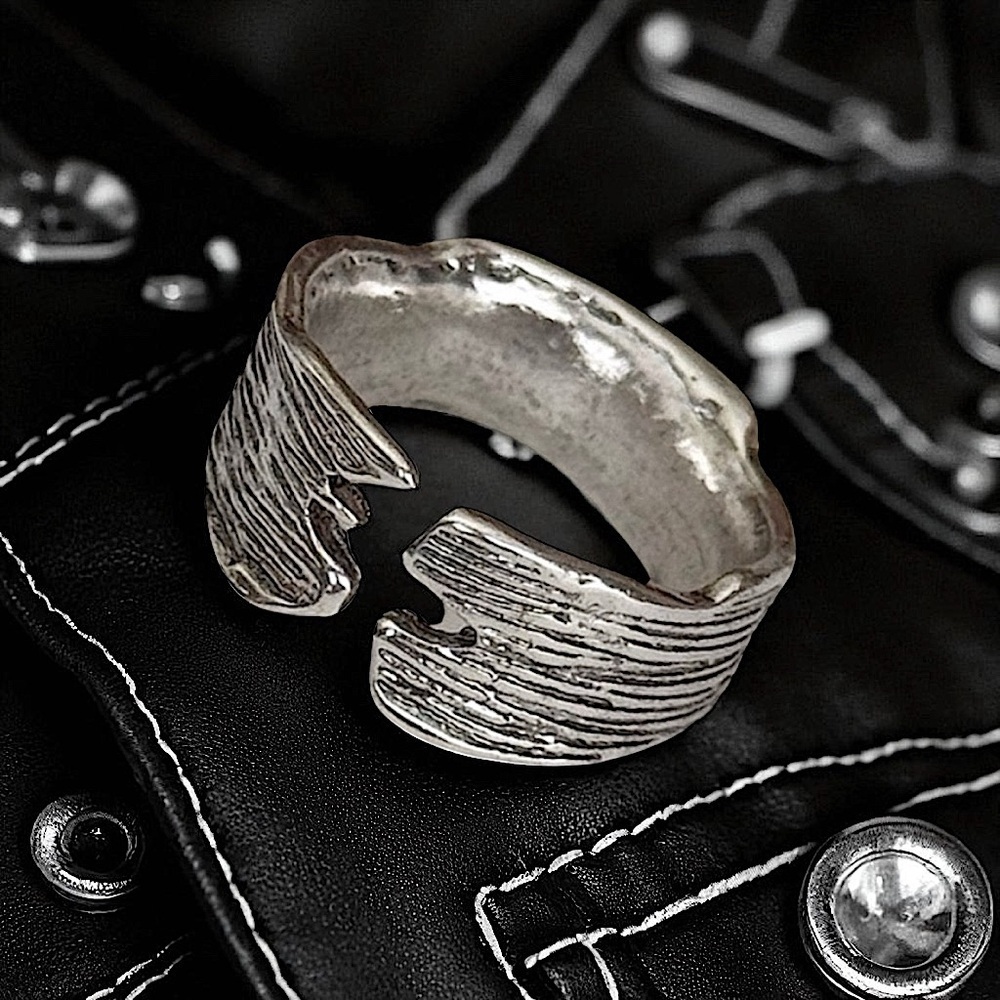 5 For $25💫Trendy Silver Whimsigoth Ring